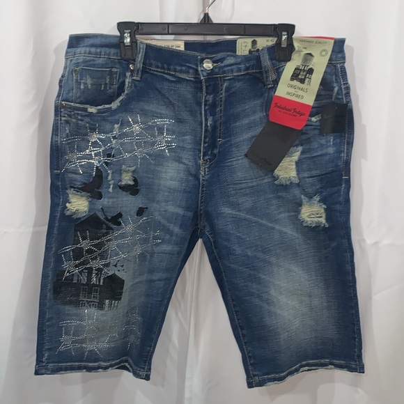 Men’s Industrial Indigo denim jeans size 40. - Picture 2 of 8